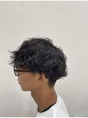 メンズ×パーマ