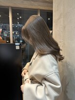 シアー 大阪梅田(SHEER.)&nbsp;髪質改善カラー×オリーブベージュ【大阪梅田,中崎町美容室】
