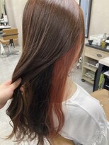 アジールヘア 東上野店(agir hair)&nbsp;20代30代大人可愛い暖色系インナカラー【上野】