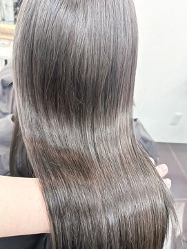 ミシェリー 新宿店(misherry) 新宿髪質改善トリートメント/イルミナカラー/オリーブグレージュ