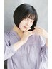 【毎朝らくちん】カット+うる艶カラー+前髪縮毛矯正￥14000