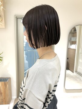 クーナバイトマト 横浜(Cuna by TOMTO) 【YUYA】横浜ボブ_ぱつっとボブ_レッドブラウン_ワインレッド