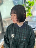 ネオリーブ クーロ(Neolive curro)&nbsp;小顔フェイスレイヤーボブ×似合わせカット[縮毛矯正/横浜韓国]