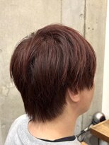 シルフィ(sylph) メンズカット_メンズカラー_ブリーチなし_プラムレッド