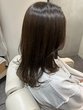 スターアンドプラネッツ あべのフープ店(STAR&PLANETS) ミディアムレイヤースタイル