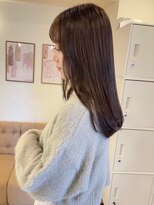 ラヴィズム 名駅店(LUVISM) ◎韓国ヘアー顔周りレイヤーおくれ毛ミディアム前髪名古屋/名駅