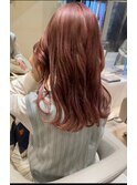 ＊yoshiya＊ミルクティーピンク＊ブリーチあり＊