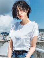 ラベスト キョウト(LOVEST)&nbsp;ハンサムショート/地毛風カラー/ショートウルフ/うざバング