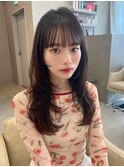 ハイレイヤー/ミディアム・ロング/20代/30代/顔周り・フェイス