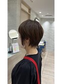 襟足シュッと　40代50代ショート