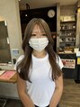 ハク(haku) 韓国レイヤーワンホンヘアダブルカラーレイヤーカット