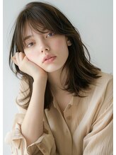 トッカ 札幌(tocca) 透明感オリーブグレージュ/ミディアムレイヤー