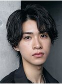 原宿微分けセンターパートウルフツイストスパイラルパーマfifth