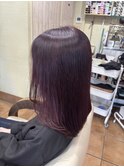 レイヤー×ワインレッド