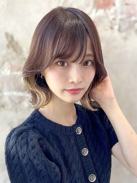 【SHIHO】くびれヘア　イヤリングカラー/20代30代40代◎立川
