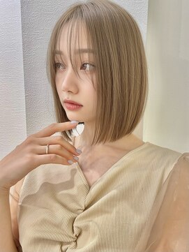 ロンドネートゥル 新潟(Lond naitre) ダークアッシュ/似合わせカット/レイヤーカット(新潟/万代）