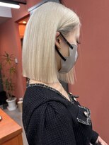 レブ 三条河原町(Reb,) ダブルカラー/ブリーチカラー/ブリーチ/ホワイトブロンド