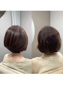 cut/color/straight(縮毛矯正)/treatment