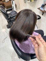 サロンドボーテキリコ(SALON DE BEAUTE KIRIKO)&nbsp;ミディアム × ネオメテオストレート