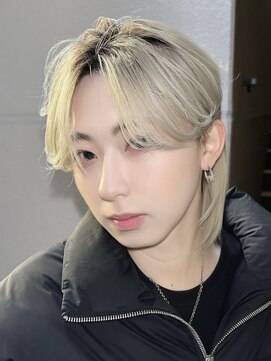 ロンドオム 池袋(Lond Homme) men's/メンズ/刈り上/げセンターパート/ダウンパーマ/池袋/韓国