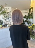 ラベンダーシルバーボブ