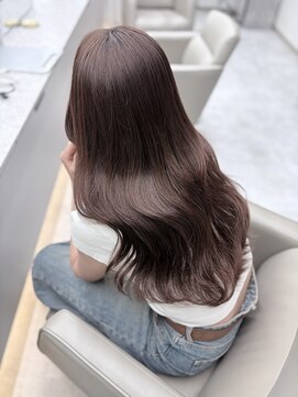 ツキ 横浜店(tuki) 横浜で叶えるショコラブラウンの艶髪ロング