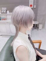 デイズ(days)&nbsp;ロングウルフデザインカラー/ホワイトグレージュハイトーン