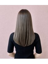 アンクレット(anklet) ストレートロング♪グレージュ