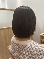 スーリール 福岡別府店(Sourire)&nbsp;大人ボブスタイル　艶ベージュカラー
