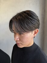 メンズココ 清澄白河店(MENS COCO)&nbsp;曲がる縮毛矯正/ショート/センターパート/刈り上げ/毛流れ