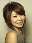 もて髪　小顔スタイル
