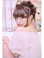 メイズ(MAZE) 四つ編みアレンジ【メイズ東中野・鍛原志行】