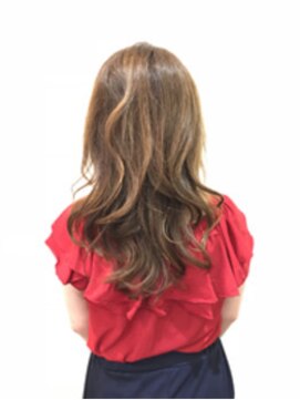 ヘアーメイク クェーサー(Hair make Quasar) 外国人風バレイヤージュカラー×レイヤーセミロング