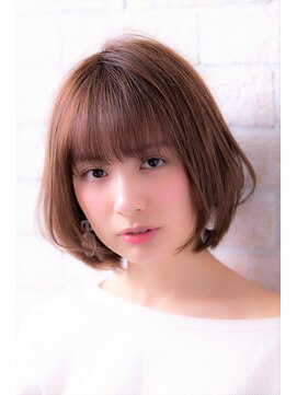 ソア 武蔵小杉(SOAR) 大人かわいい無造作カールとデザインカラー小顔エッジショート