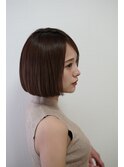 カットで差が出る小顔ボブスタイル(表参道 青山 原宿)