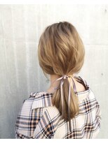 アナ ラーナ(Anna Lanna)&nbsp;blondローポニーテールアレンジ大人抜け感【奥村北斗】表参道