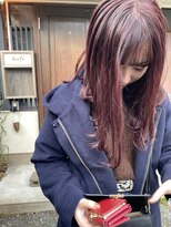 ブーフ(bufr)&nbsp;おっきーhair ピンクとレッド (大名/今泉)