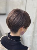 エッジハンサム!刈り上げ丸みショート
