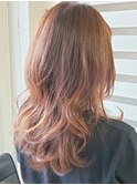 【ルチュラ松島】ブリーチなしでできるピンクベージュ