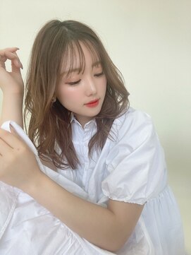 ルービック バランス 天王寺(Rubik's×Balance) 韓国ヘア/大人ガーリー/エアリーミディ