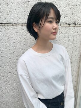 エムクランメイクス 原宿 表参道(m.clan MAKE'S) ショートボブイメチェン小顔ショートパーマ黒髪マッシュショート