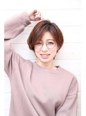 [OCEAN Hair&Life藤原純] センターパートショートボブ☆