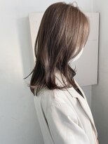 キャンバス バイ ネオリーブ 横浜西口(Canvas by neo.)&nbsp;セミロングレイヤー ブリーチなしブランジュ【sk】