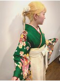 ーKITSUKEーby actif　2022年卒業袴の着付けヘアセット名駅３分