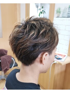 ビーイン(BE IN) メンズツーブロックメッシュ