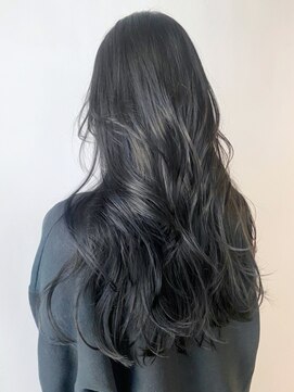 アルバム 渋谷パルコ(ALBUM) 艶ブルーブラックレイヤーカット_チェリーブラウン_ba375043