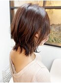《knit銀座》大人可愛い20代30代40代ショートボブ丸み前下がり