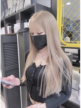 ジゼル(GiseL) 【GiseL】外国人風ホワイトブロンド