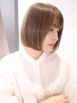 エムスラッシュ たまプラーザ(M.SLASH)&nbsp;ベージュカラー/シルキー/ワンレン/ぱっつんボブ/たまプラーザ