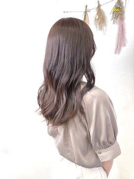 トリニティ 本厚木(trinity) ミルクティーグレージュ韓国ロング本厚木